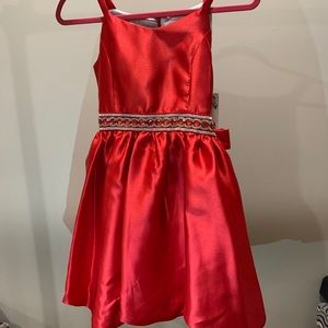Red Satin Dress NEW!